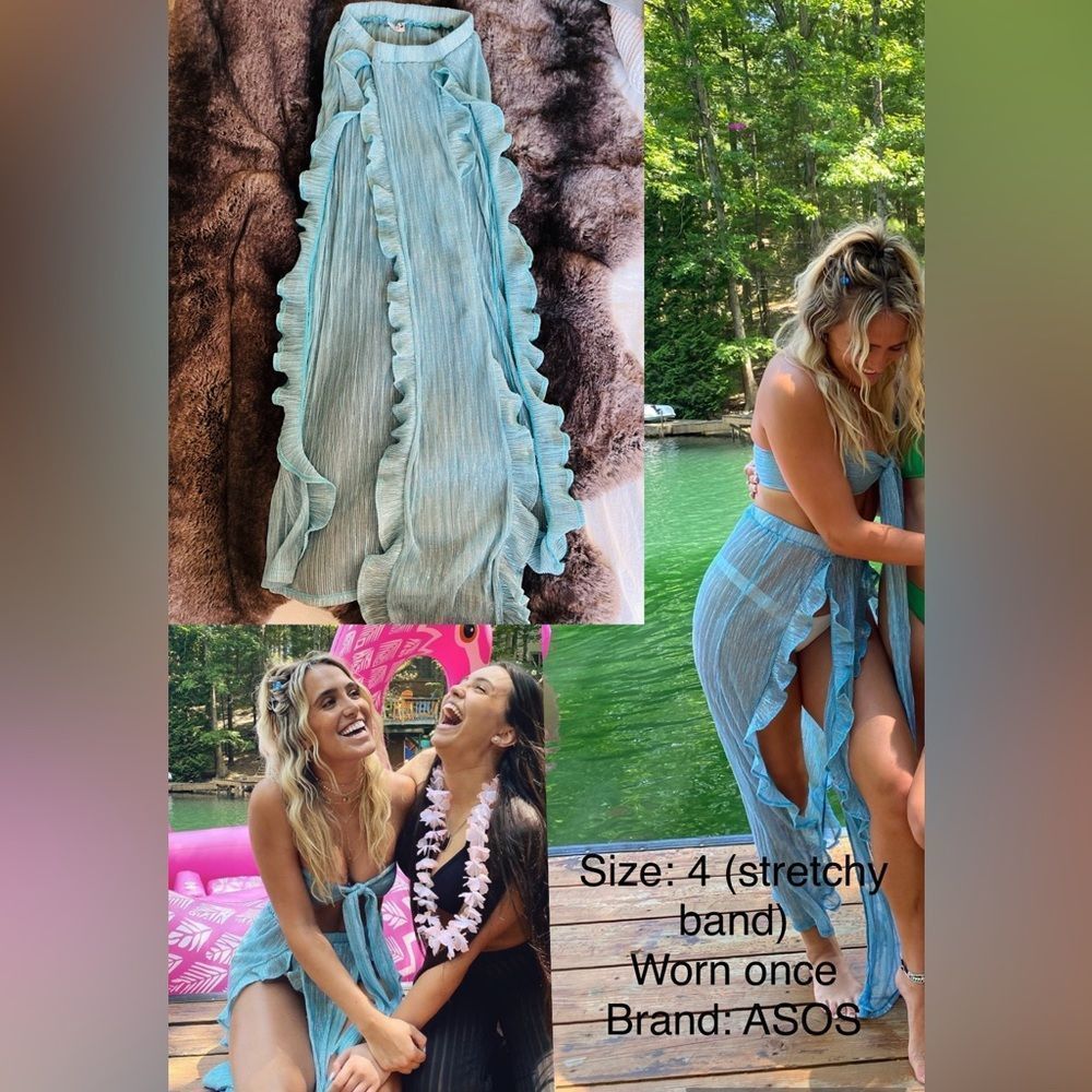 Mermaid skirt cover up